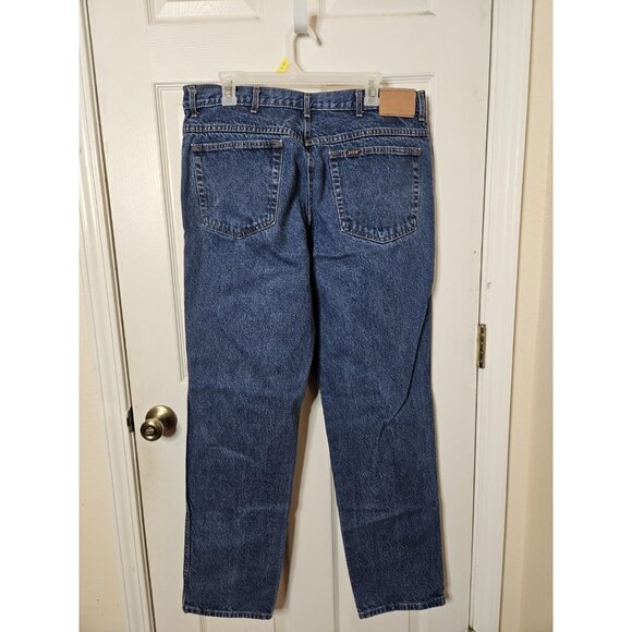 Vintage HIS Jeans Mens 36x34 Made USA 90s Acid Wash Meduim H.I.S. - Picture 7 of 12